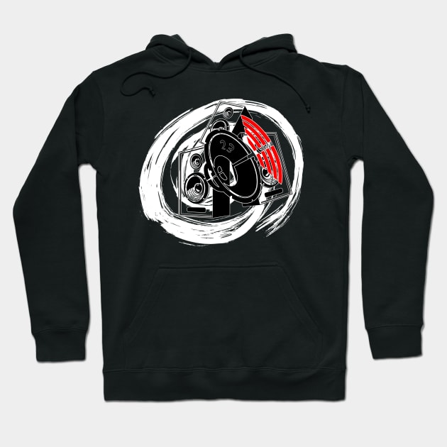 Spiral Soundsystem Hoodie by T-Shirt Dealer